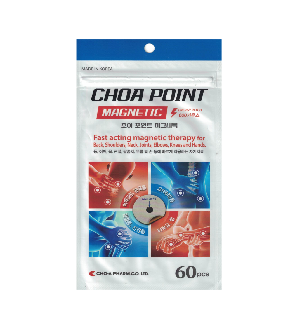 조아 포인트 마그네틱 Cho-A Point Plaster 60 Reusable Dots/pack