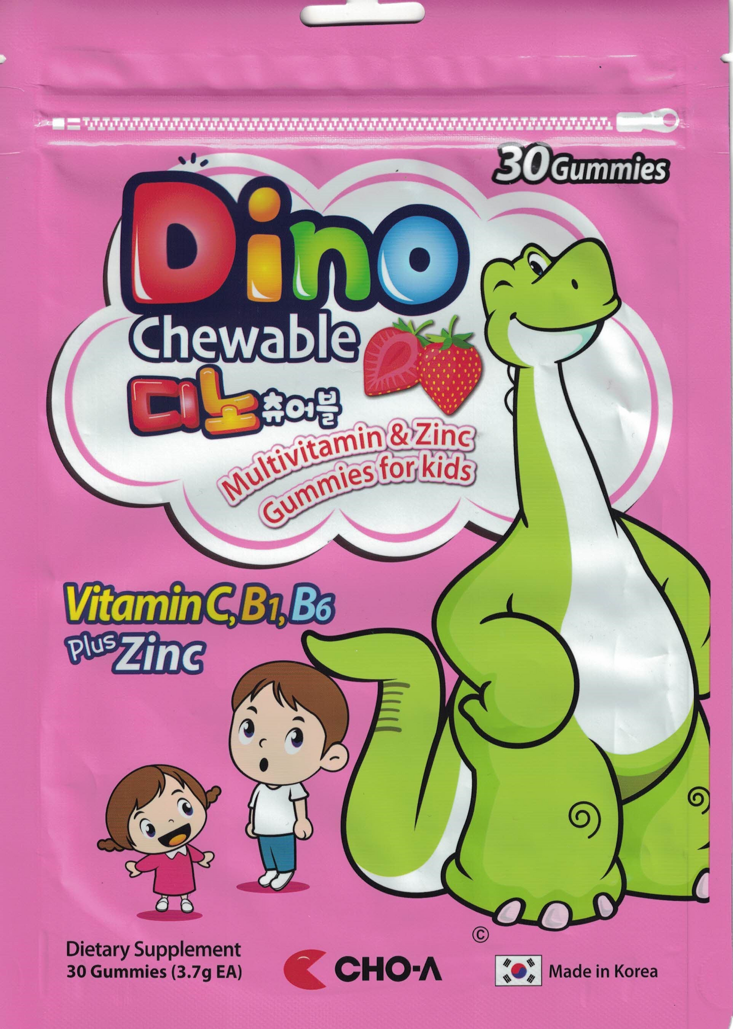디노키즈 츄어블 Dino Kids Chewable 30 ea