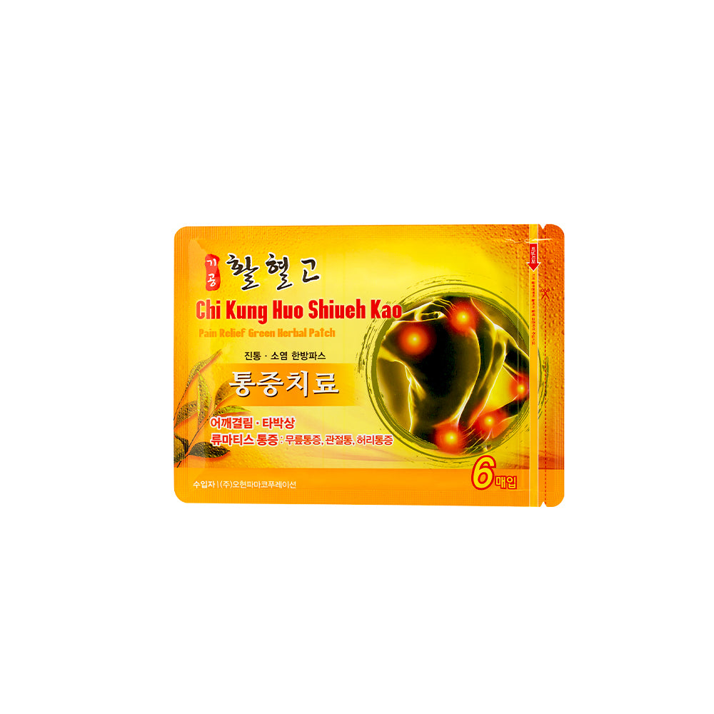기공활혈고 파스 CHI KUNG HUO Patch 6 sheets/Pack