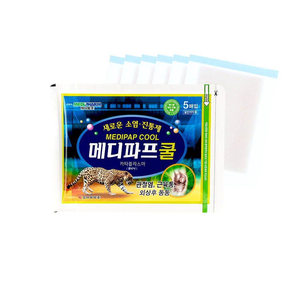 메디파프 쿨 Medipap cool 5 sheets/Pack