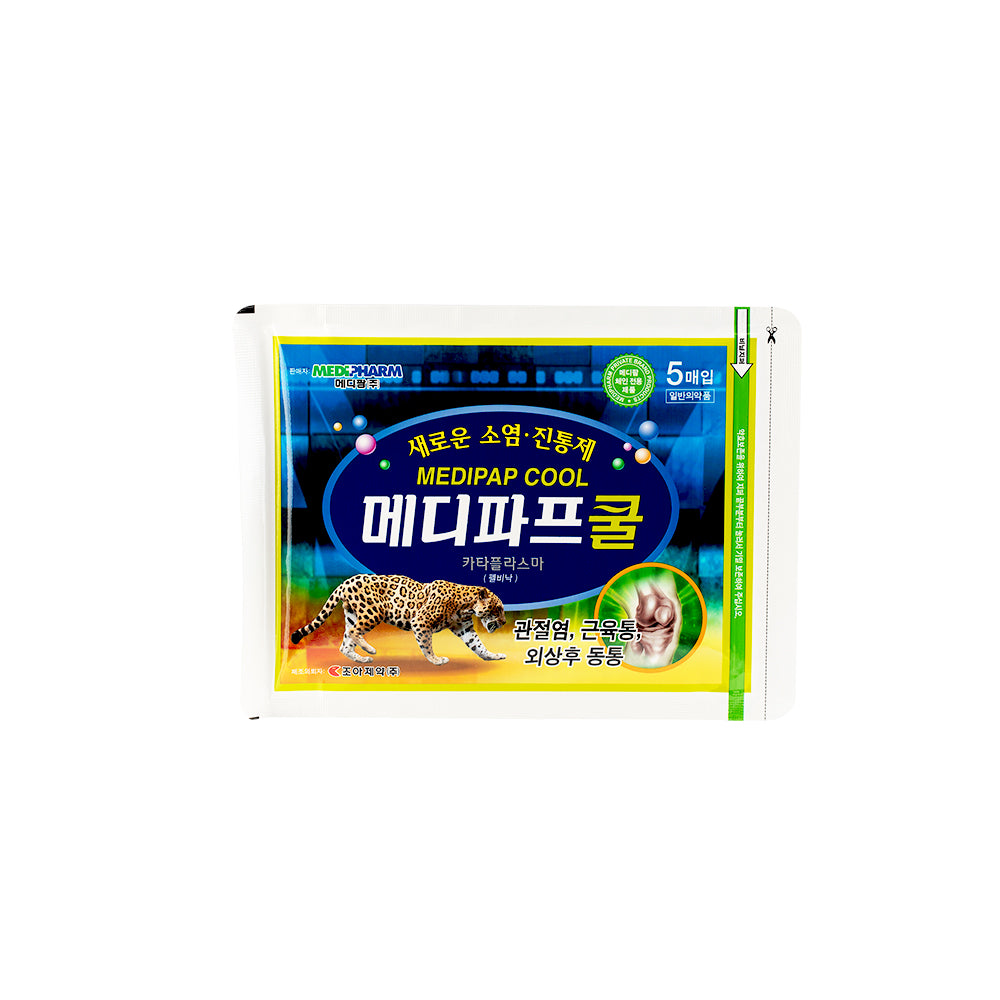 메디파프 쿨 Medipap cool 5 sheets/Pack