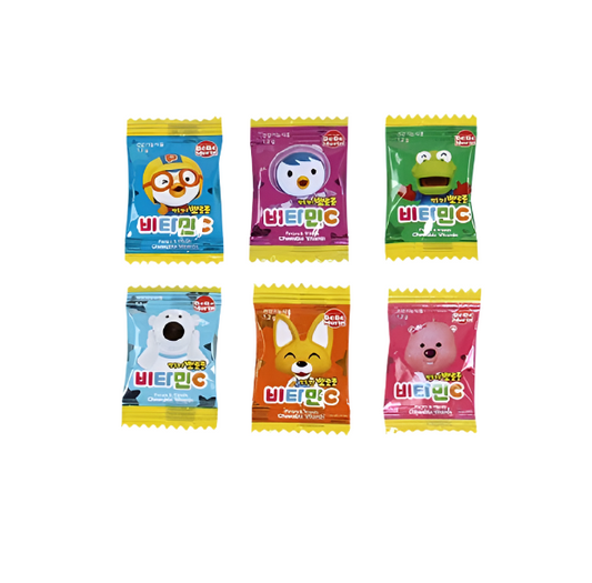 뽀로로 비타민 캔디  Chewable Vitamin Candy 50T