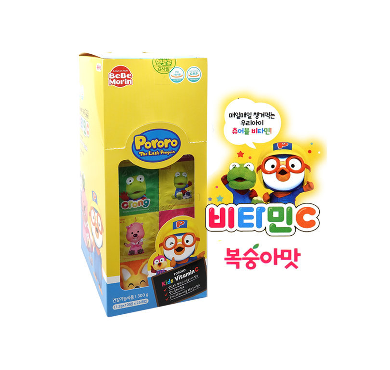 뽀로로 비타민C Pororo Vitamin C Chewable 250T