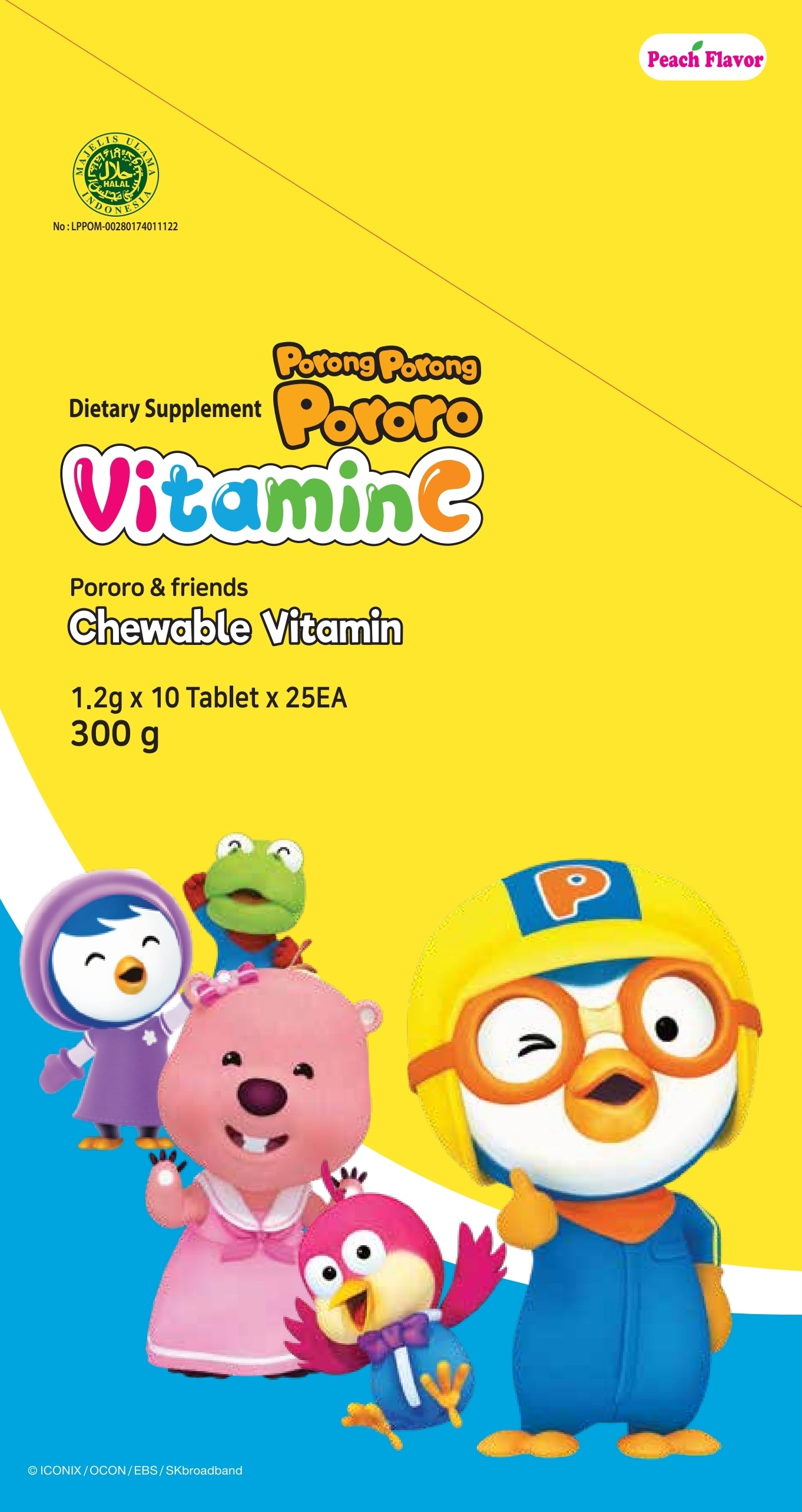 Pororo Vitamin C 250t