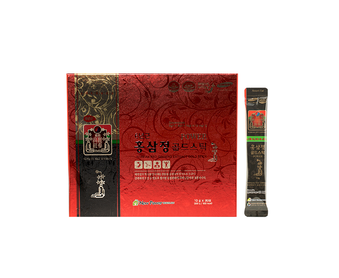 뉴파워 홍삼정 골드스틱New Power Red Ginseng Gold Stick 10g x 30 packets